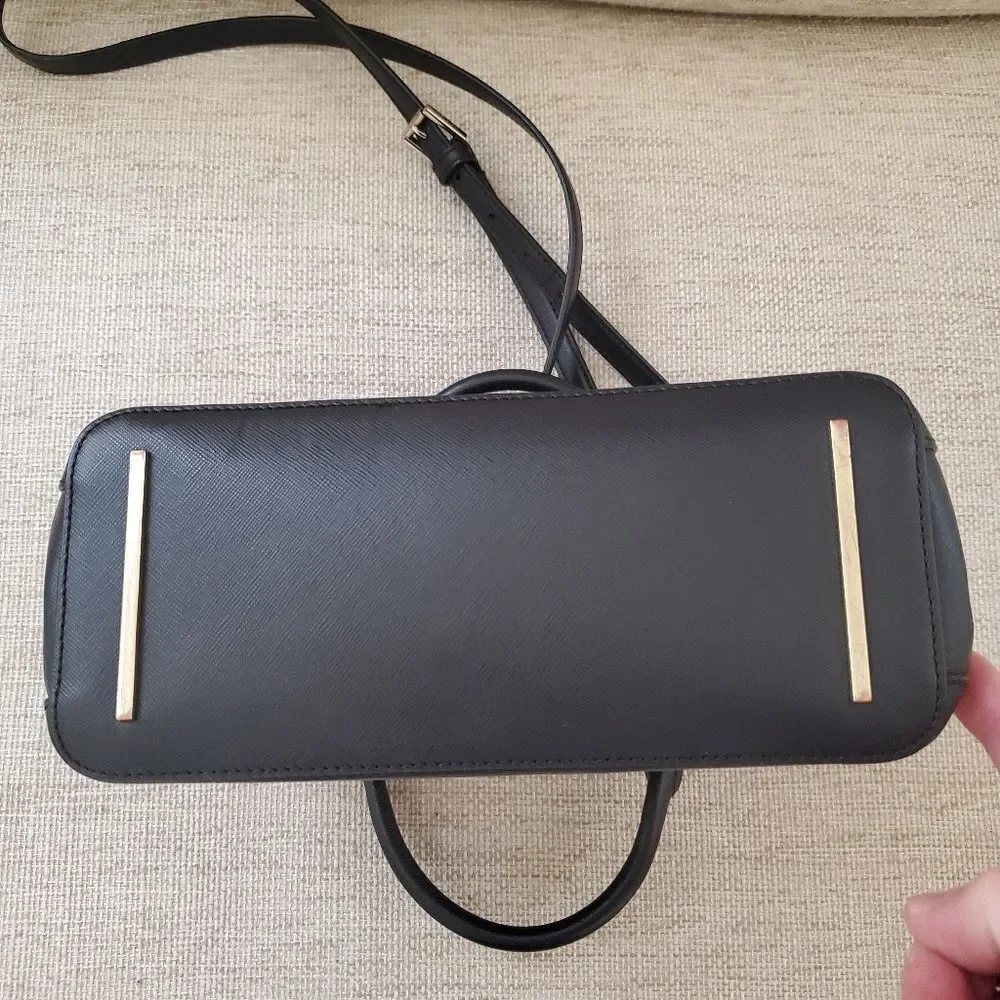 Tory Burch HFA031 Crossbody Bag Black Leather
